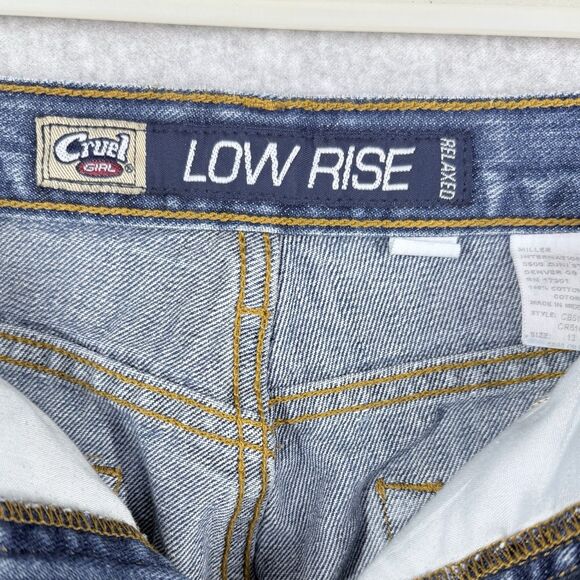 Cruel Girl Georgia Jean Jrs 13R Med Wash Low Rise Relaxed Stretch Straight Leg - Picture 8 of 15